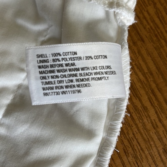 CHEROKEE Girls XL 14-16 white eyelet shorts - Picture 7 of 7